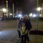 Picture of EL and Vincent with Grandmother